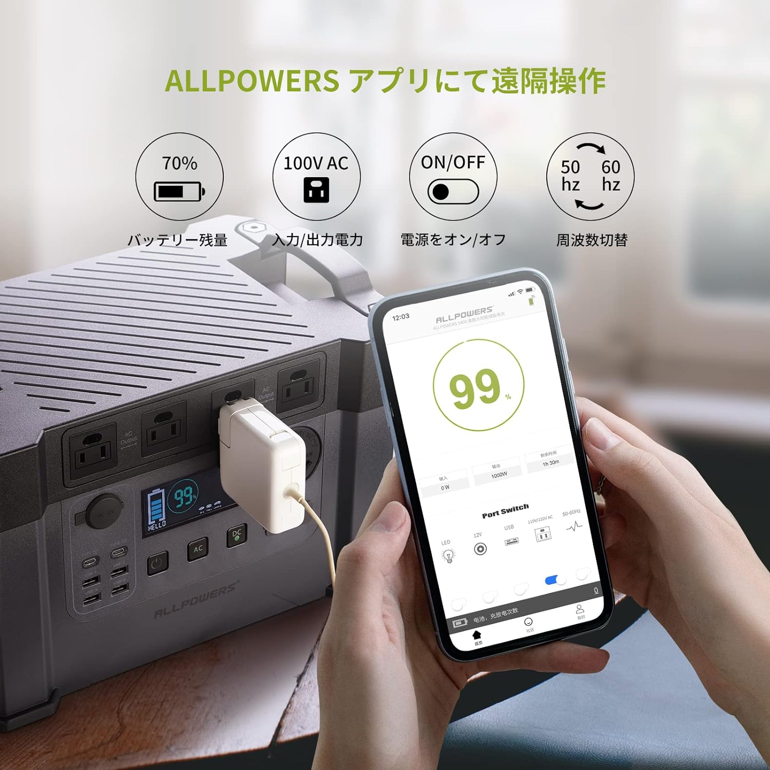 ALLPOWERS_MONSTER X ポータブル電源 2000W_商品説明画像_06